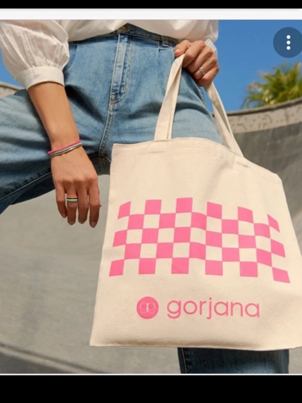 Gorjana everyday shopping tote bag